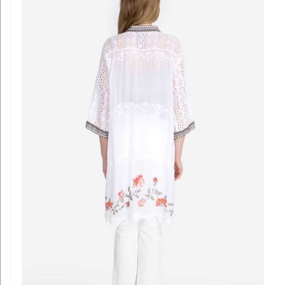 Johnny Was Roses Kimono - Picture 4 of 6